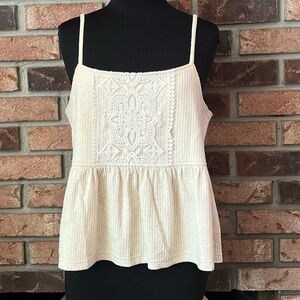 Reath & Wren Peplum Tank Top